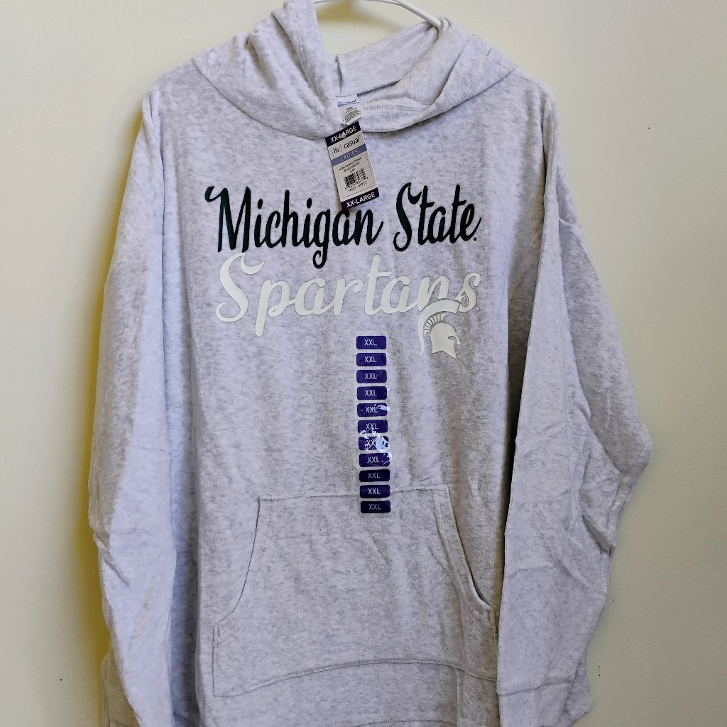 Msu Ladies Hoodie - Size 2xl Nwt